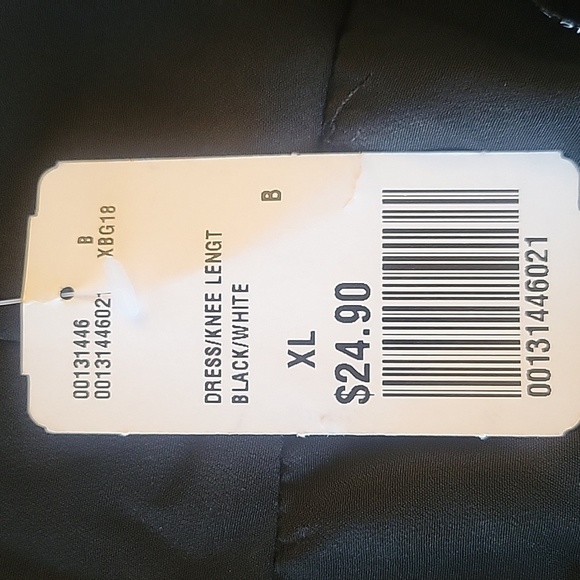 Forever 21 Women's Black and White Polka Dot Dress, Size: XL, NWT - Picture 8 of 13